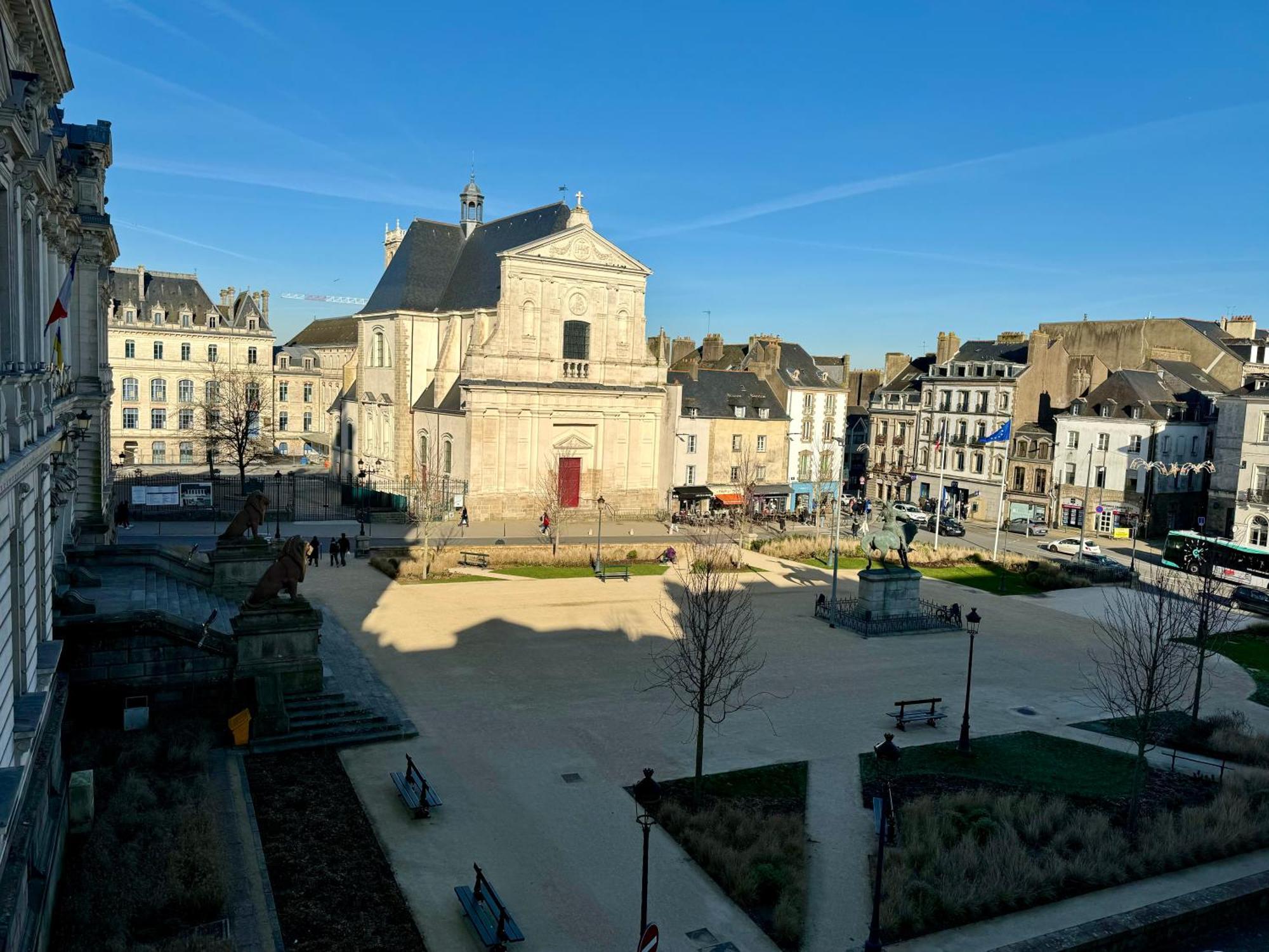 Апартаменти Vue Imprenable Sur La Mairie Ванн Екстер'єр фото